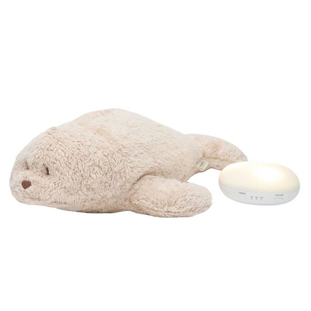 Une image pour le produit Peluche veilleuse Moonie - Phoque nature bio