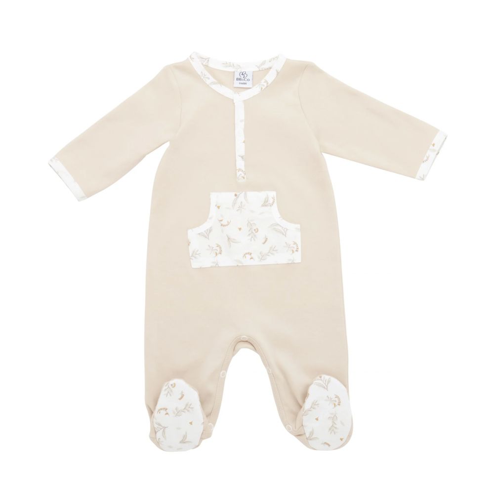 Une image pour le produit Pyjama Dors-Bien Coton 12M Imprimé Beige Daydream
