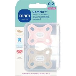 Une image pour le produit Tétines MAM comfort 0-2 mois