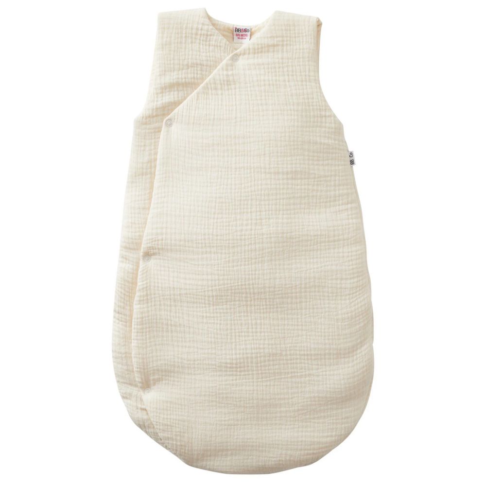 Une image pour le produit Gigoteuse Forme Kimono Gaze de Coton 0-6M Mousse de lait Mix & Match