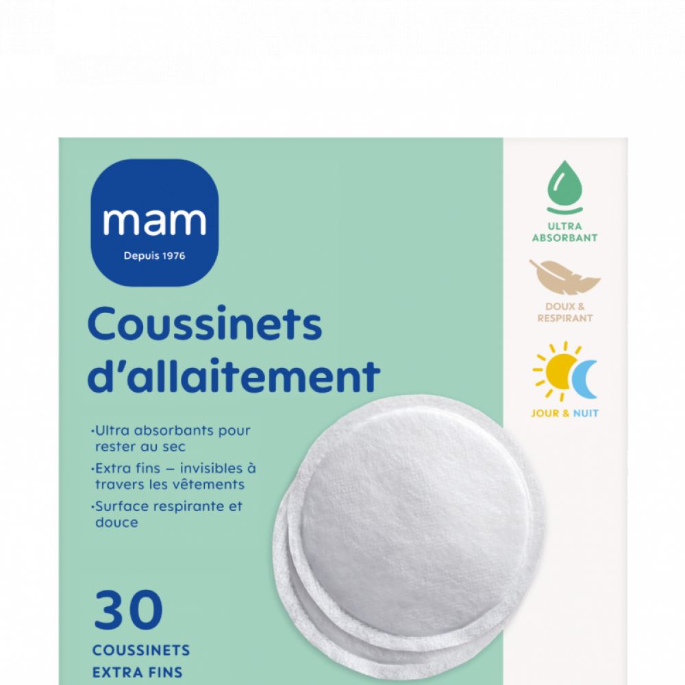 Une image pour le produit MAM Coussinets d'Allaitement x30