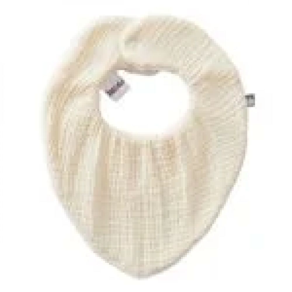 Une image pour le produit Bavoir-Bandana Réversible en Bambou et Gaze Mousse de Lait