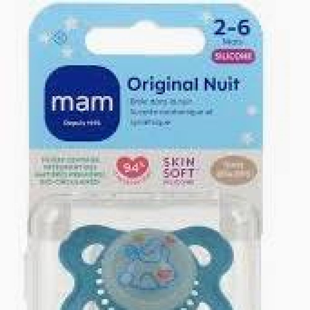 Une image pour le produit  MAM Sucette Original  Nuit 2-6 Mois 