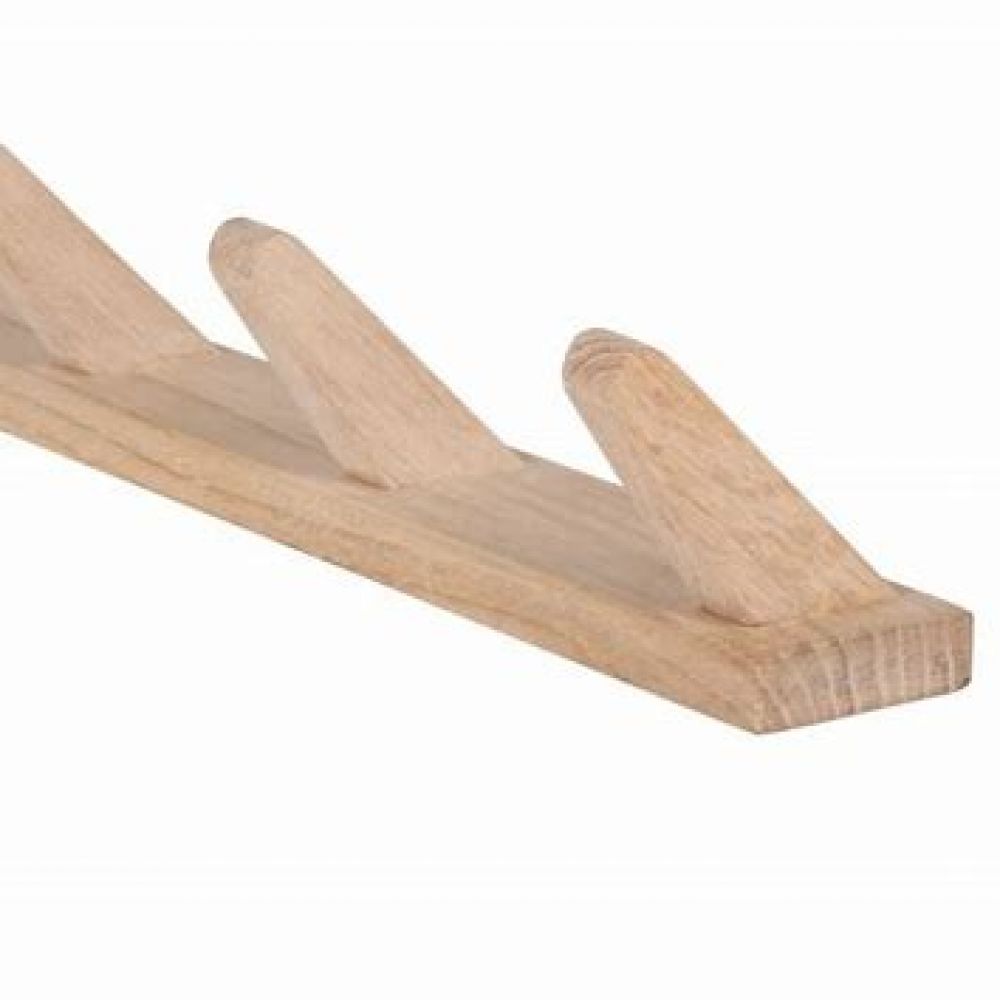 Une image pour le produit MAISONS DU MONDE Patère 5 Crochets en Bois de Chêne