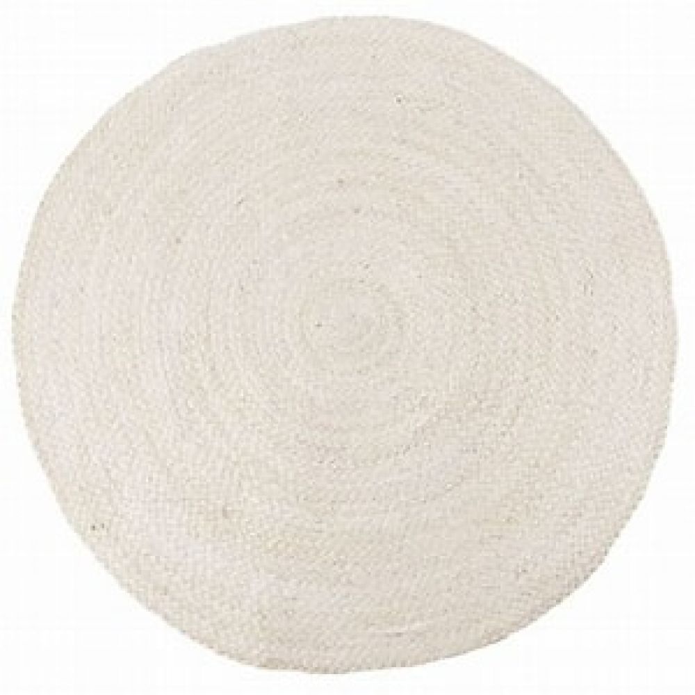 Une image pour le produit MAISONS DU MONDE Tapis Rond en Jute Tressé Ecru D80