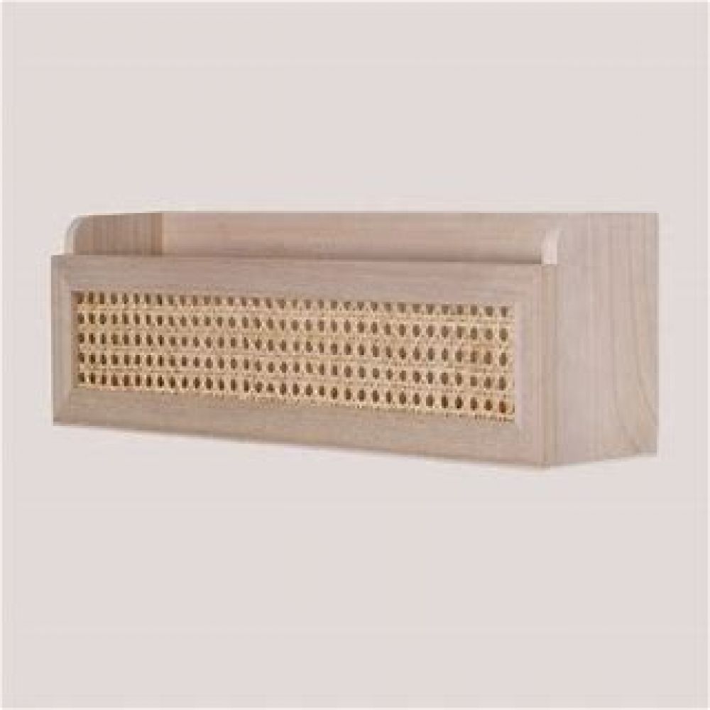 Une image pour le produit Etagère en Rotin et Bois 40CM