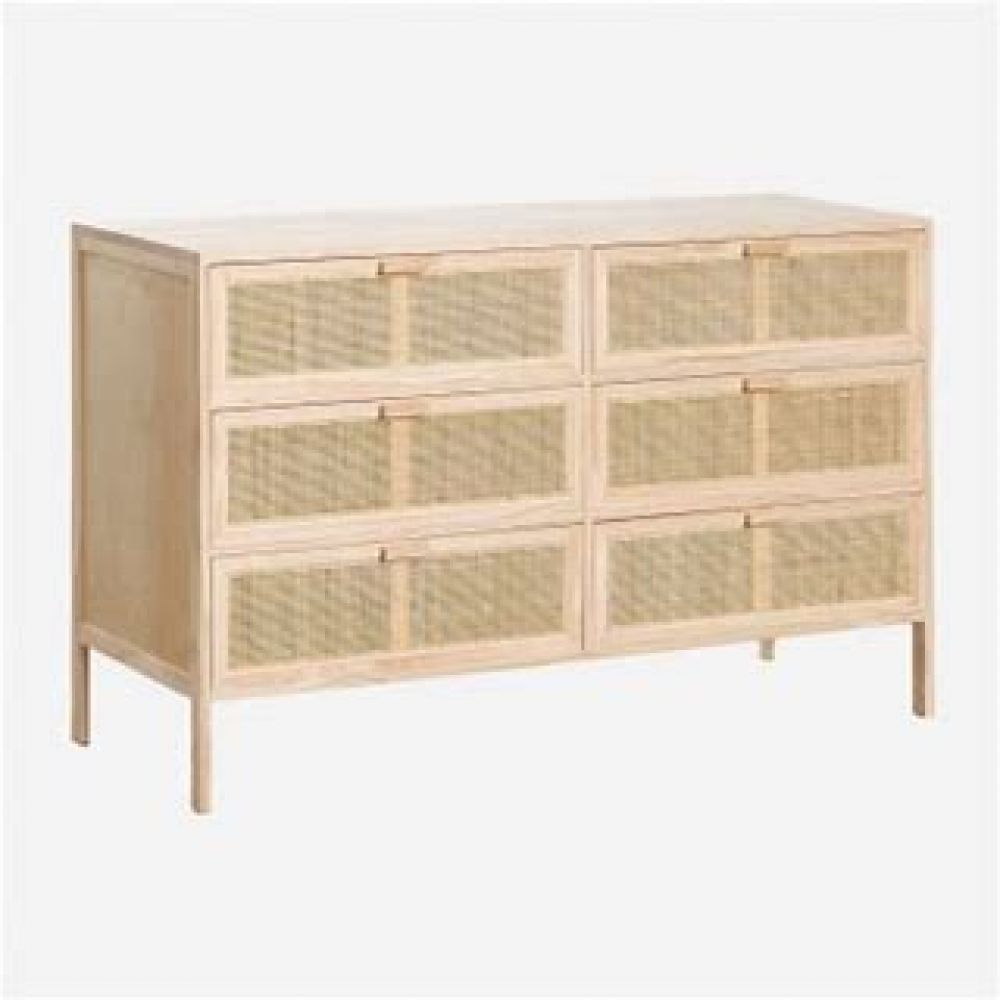 Une image pour le produit Commode en Rotin et Bois 