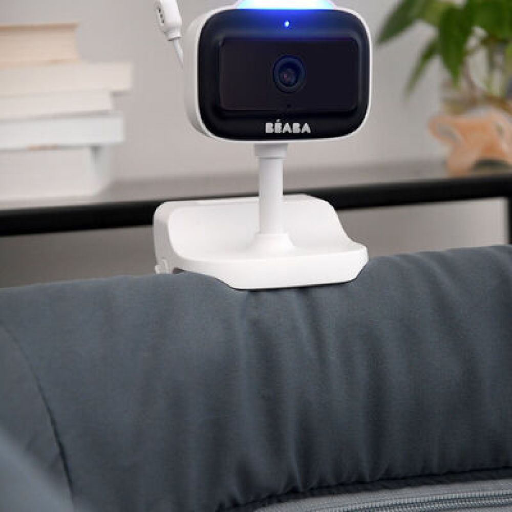 Une image pour le produit BEABA Ecoute Bébé Vidéo Zen Premium 2 Blanc