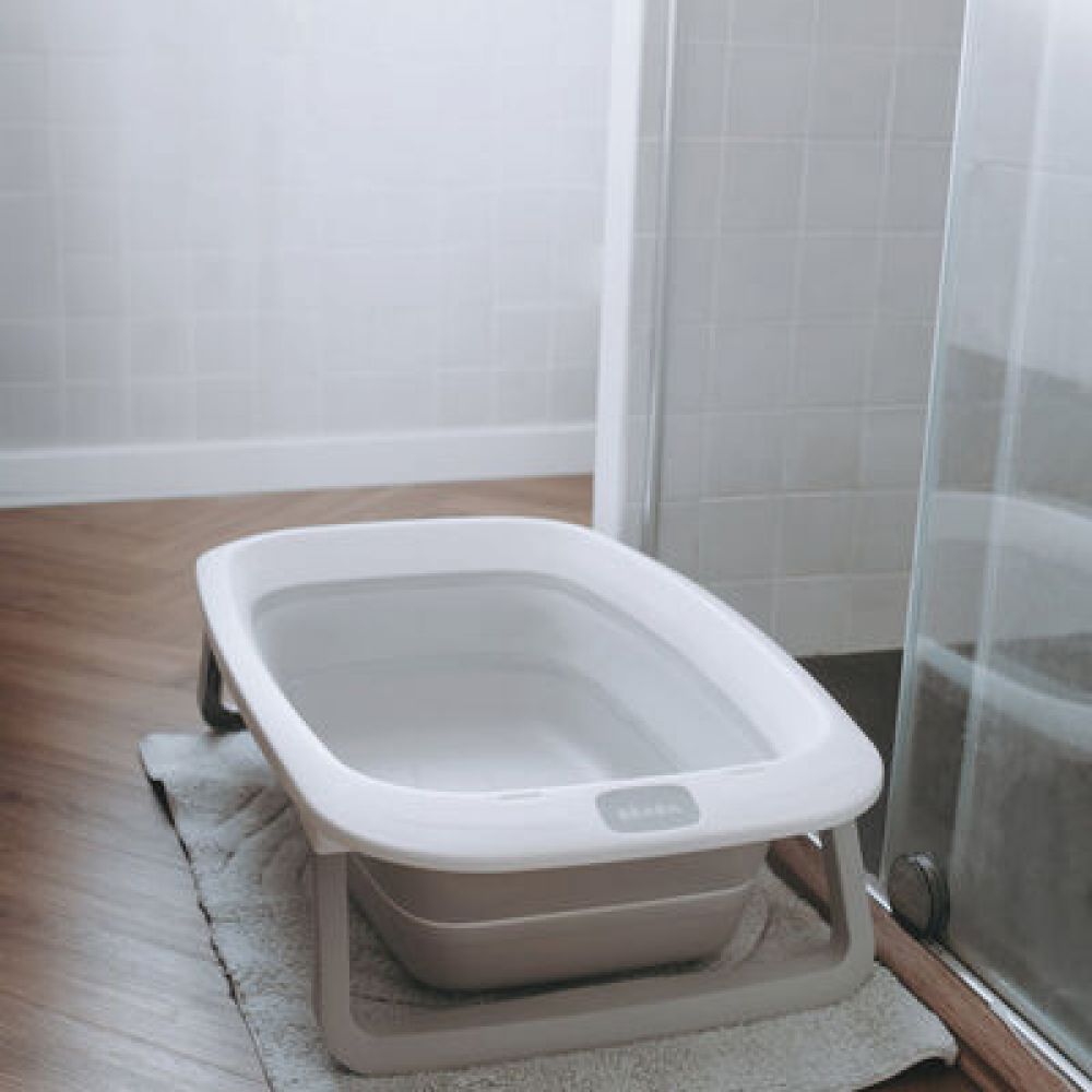 Une image pour le produit BEABA Baignoire Eazy Pop Gris velours