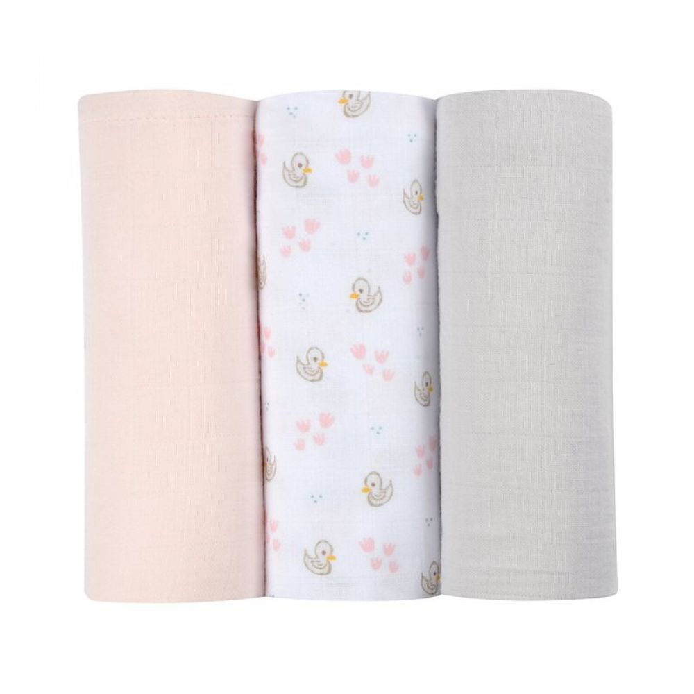 Une image pour le produit Beaba Lot de 3 Langes en Coton