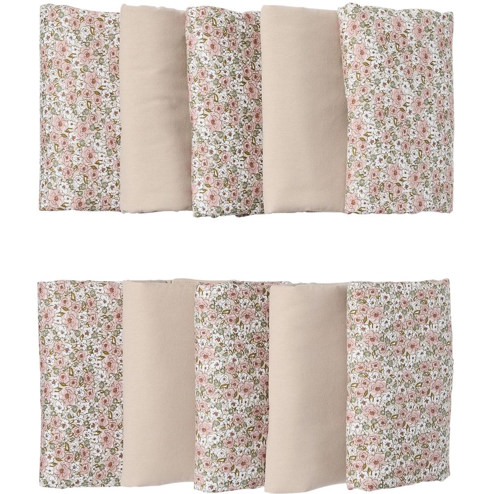 Une image pour le produit Tour de Lit Modulable et Respirant Beige/Rose Afternoon
