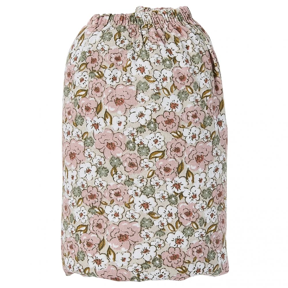 Une image pour le produit Drap House Imprimé Beige/Rose 60x120 Afternoon