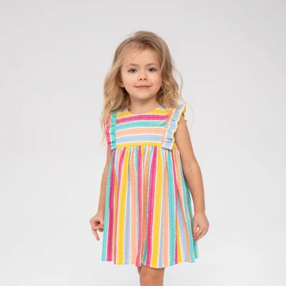 Une image pour le produit Robe Tissée à Rayures