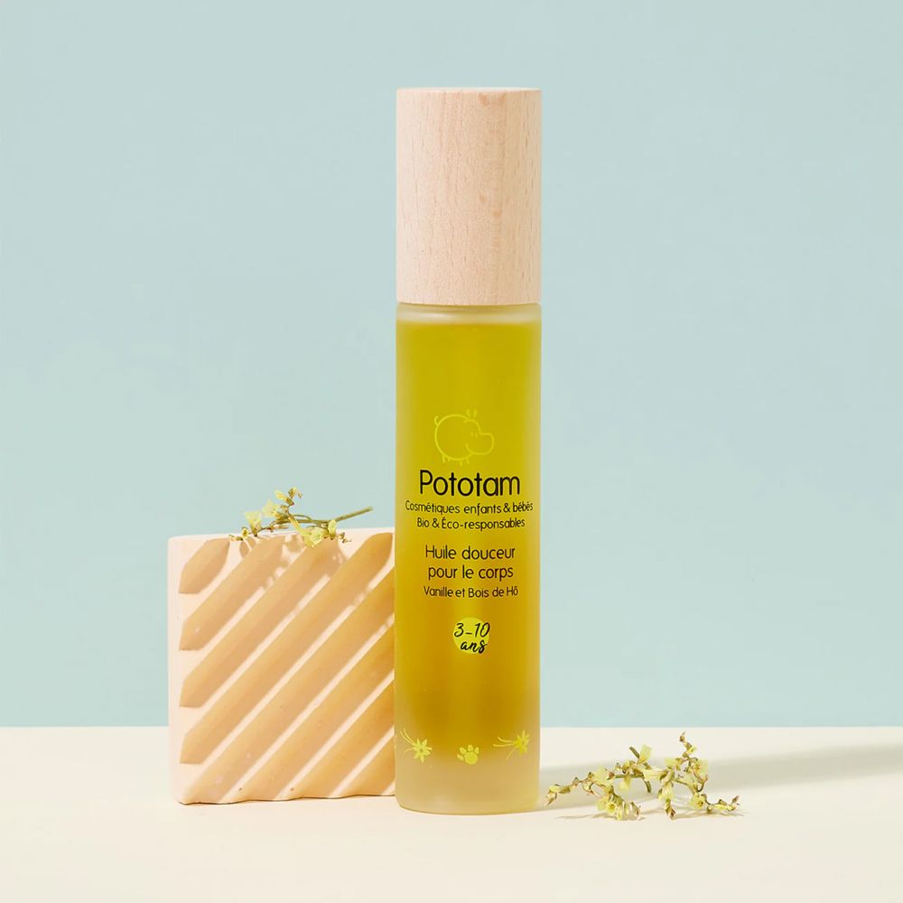 Une image pour le produit POTOTAM Huile Douceur Vanille et Bois 