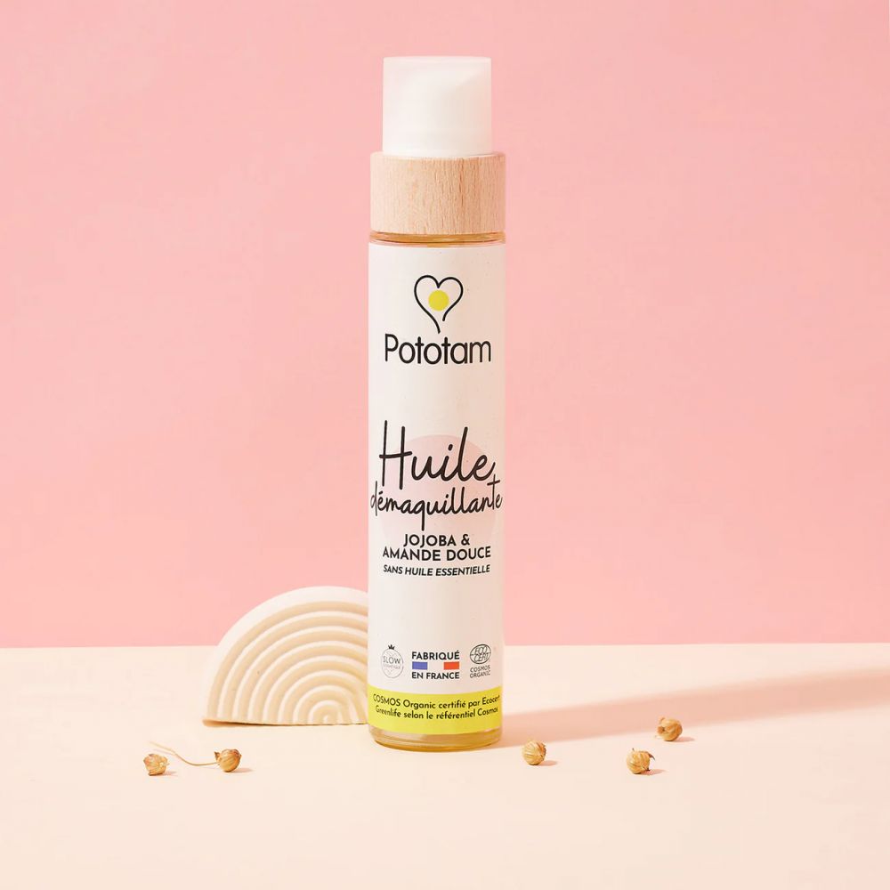 Une image pour le produit POTOTAM Huile Démaquillante Jojoba et Amande