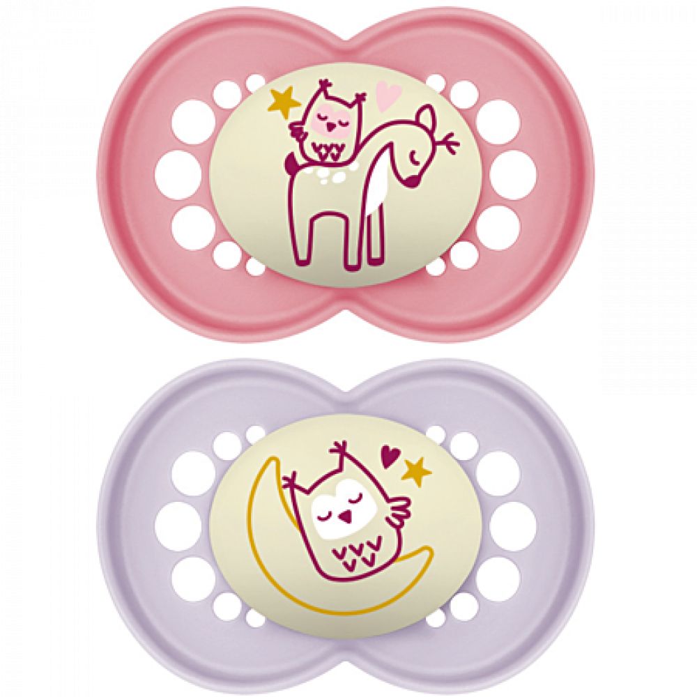 Une image pour le produit MAM Sucette Perfect Nuit 18+ Animaux