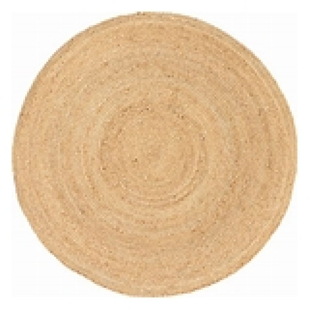 Une image pour le produit  MAISONS DU MONDE Tapis Rond en Jute Doré 