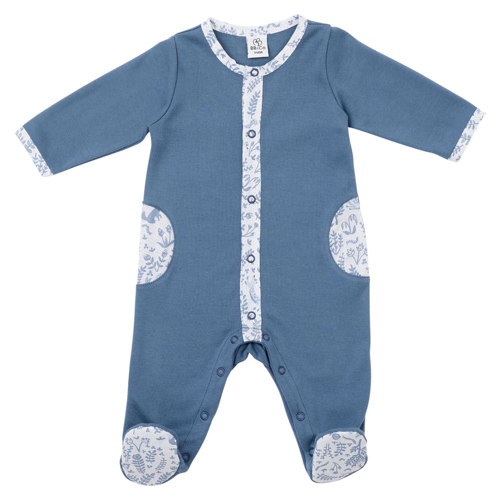 Une image pour le produit Pyjama Dors-Bien Coton Imprimé Bleu 6M Forêt Enchantée