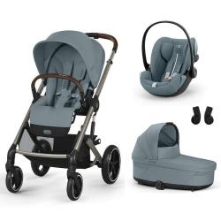 Une image pour le produit Trio Balios 4 + Nacelle + Cosy blue stormy